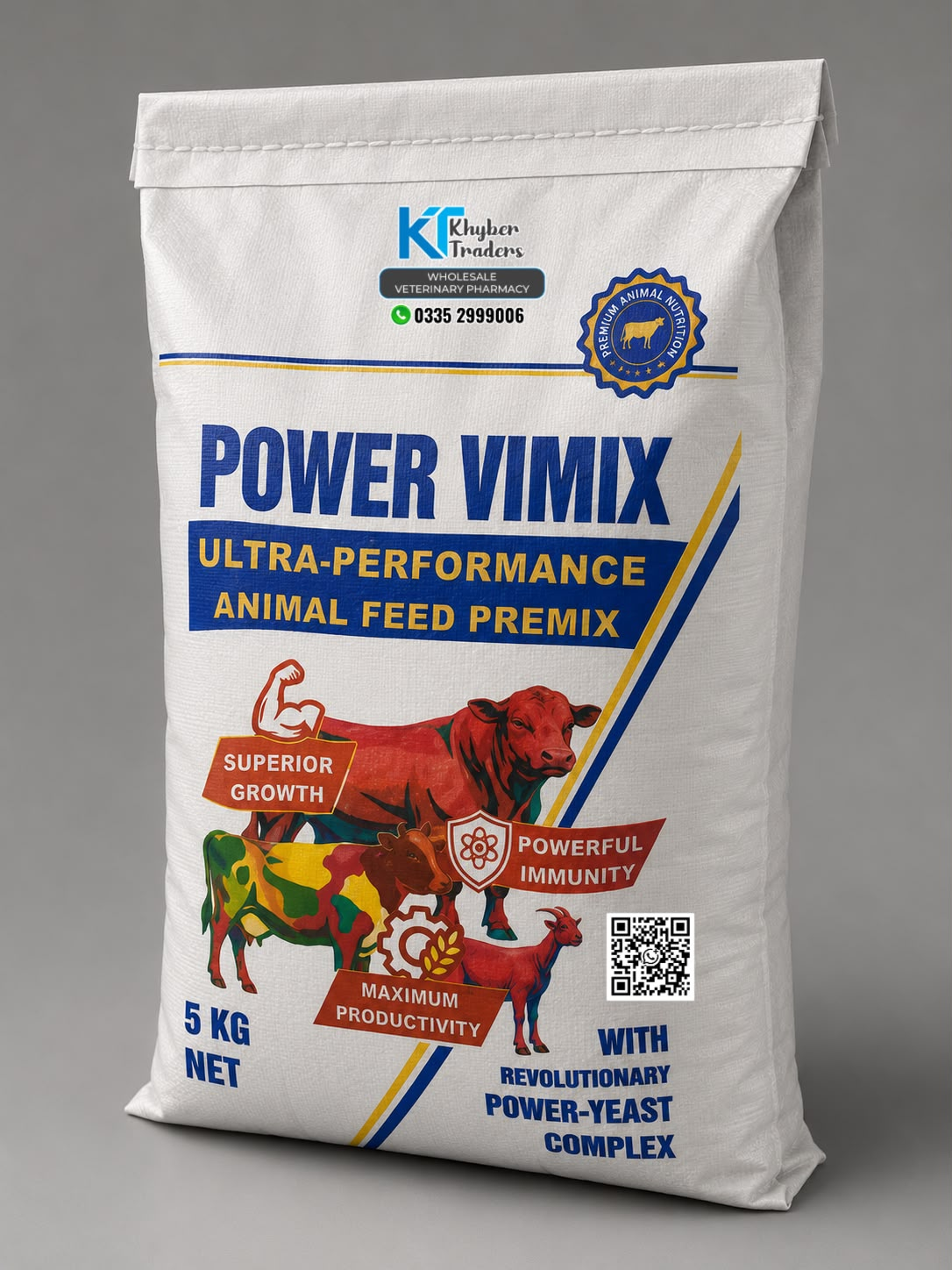 Power V Mix 5kg — Feed Premix & Minerals Mixture | Khyber Traders