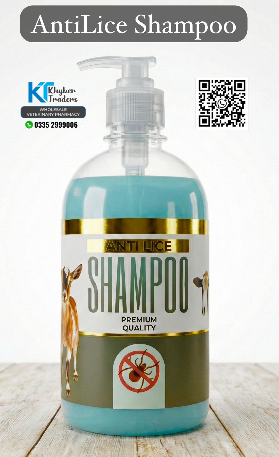 Anti-Lice Shampoo 350ml appx — Anti-Lice Shampoo for Cattle | Khyber Traders