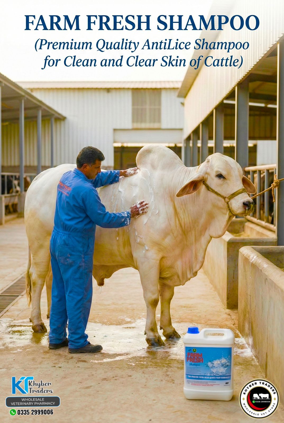 Farm Fresh 5 Litre Shampoo — Anti-Lice Shampoo for Cattle | Khyber Traders