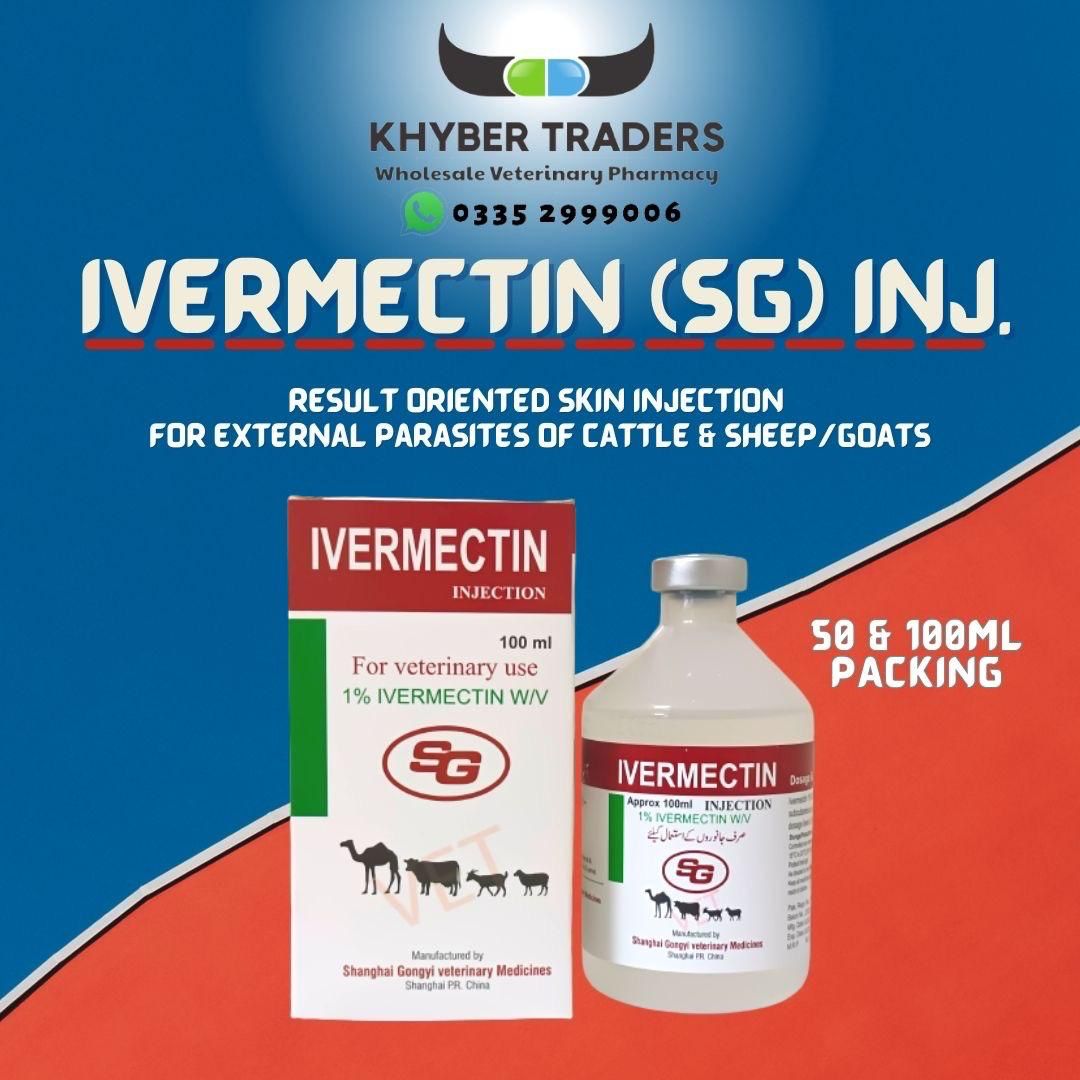 IVERMECTIN SG 100ML — Ivomec & Other Skin Inj. | Khyber Traders