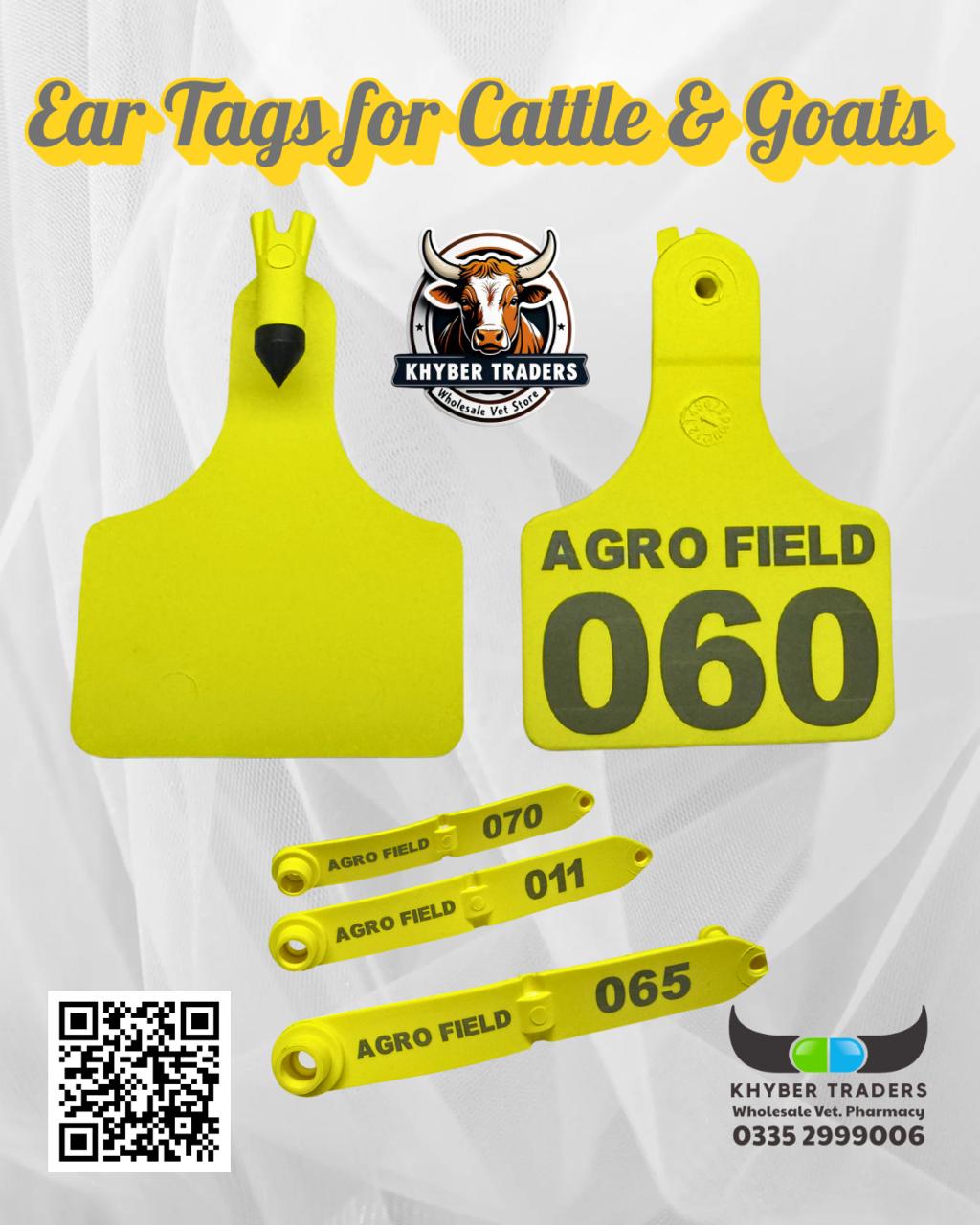 Ear Tags for Cows Buffalos Sheep & Goats — Ear Tags for Cattle & Goats | Khyber Traders