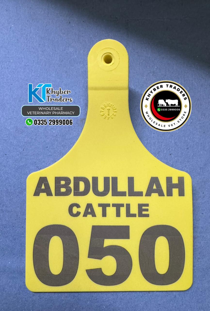 Ear Tags for Cows Buffalos Sheep & Goats — Ear Tags for Cattle & Goats | Khyber Traders