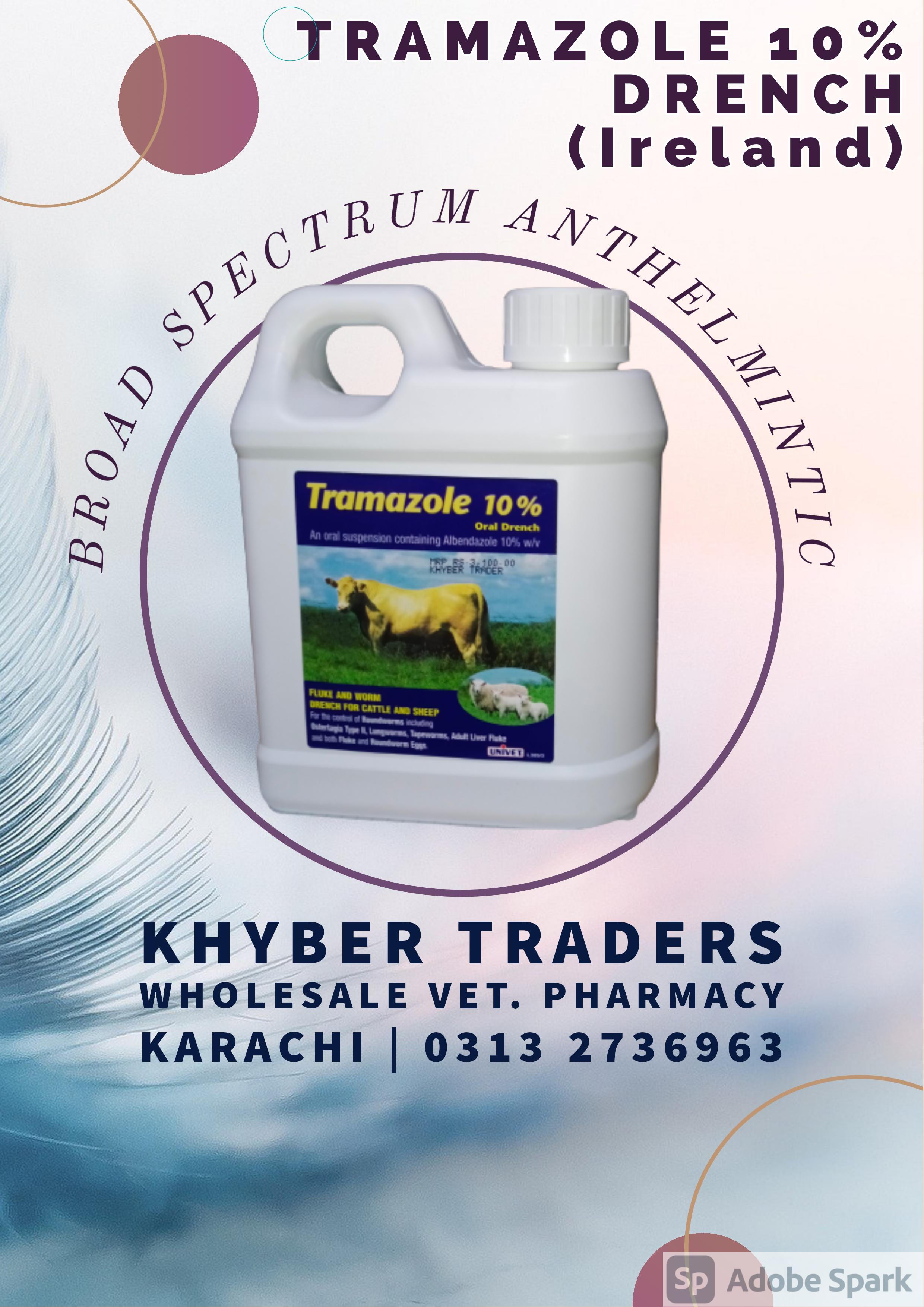 Tramazol Drench 1000ml Univet Ireland — Dewromer Drenches | Khyber Traders
